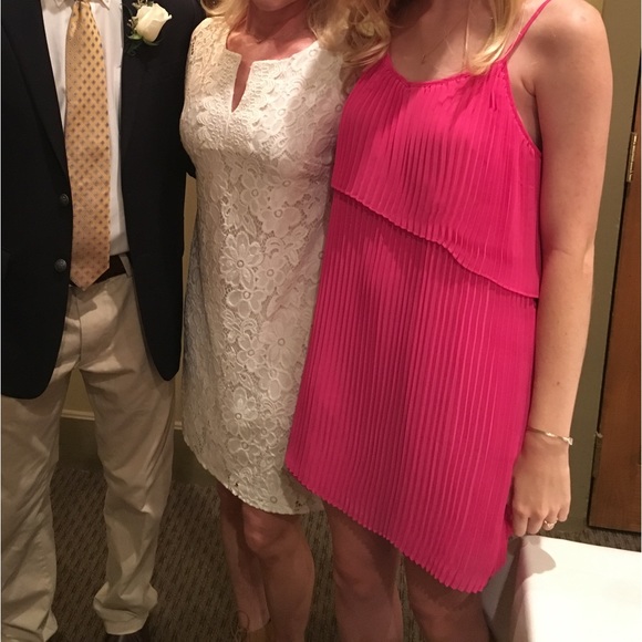 BCBGeneration Pink Pleated Dress - Picture 2 of 2